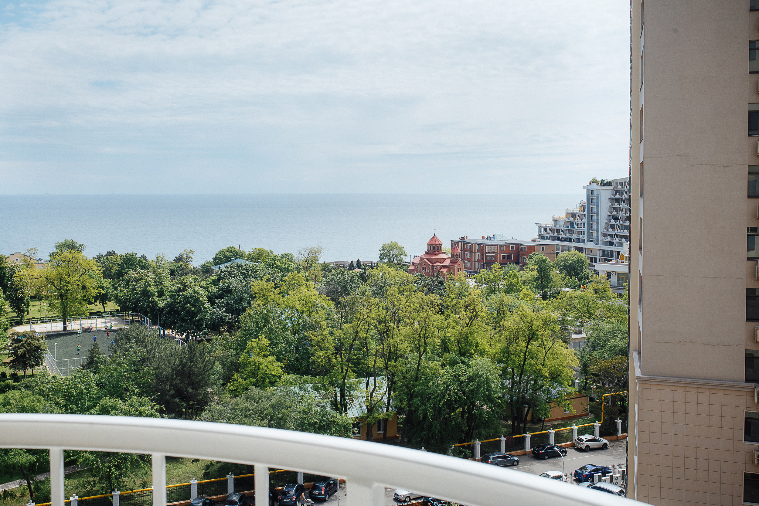Studio with a panoramic sea view