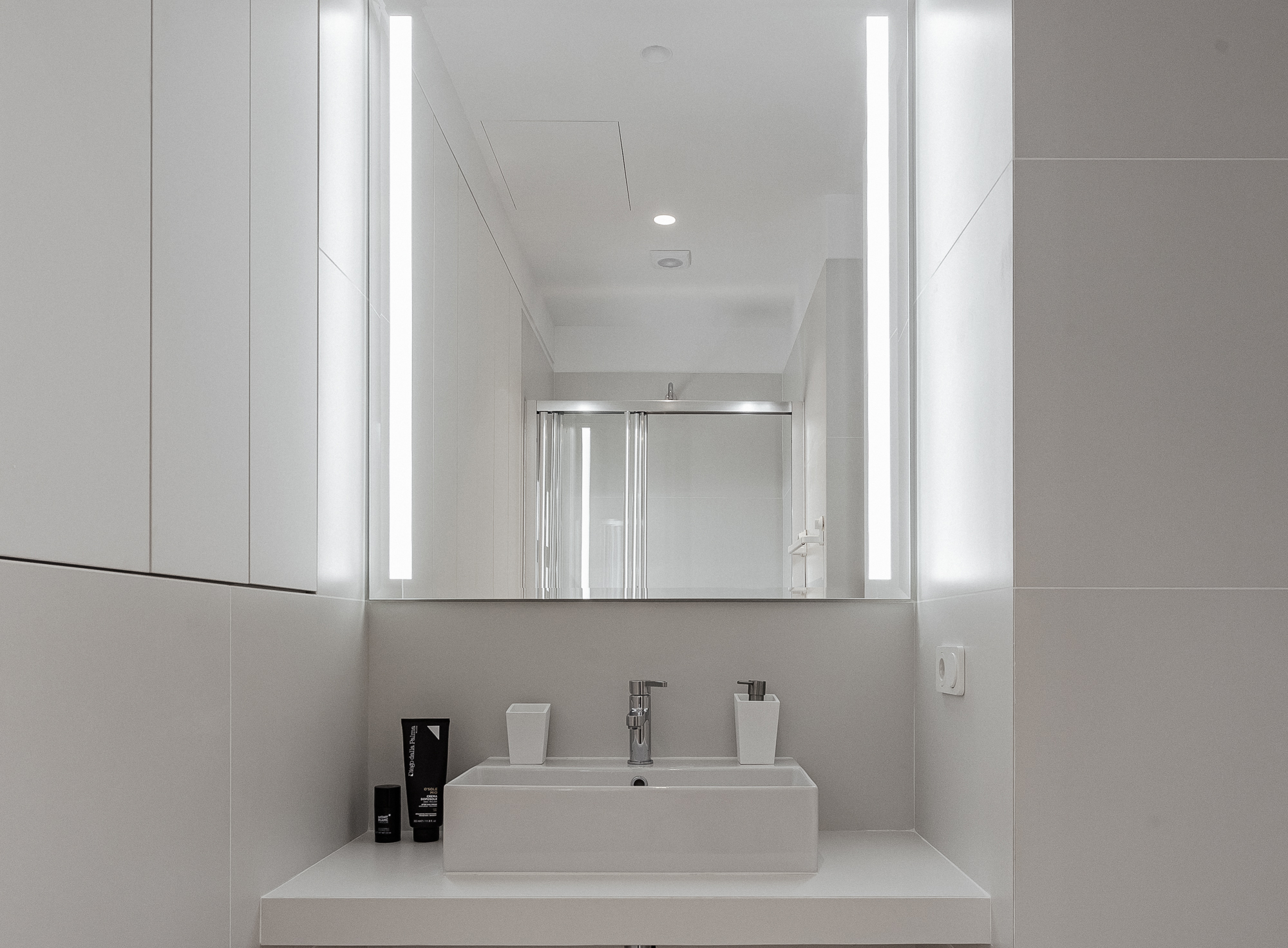 Two-bedroom apartment with a city view