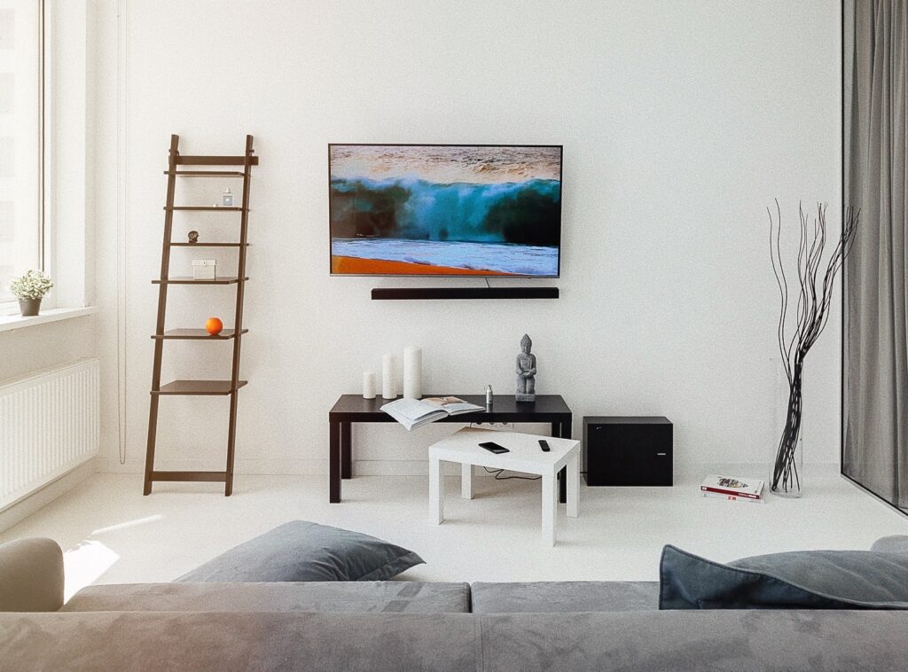 Studio with a panoramic sea view