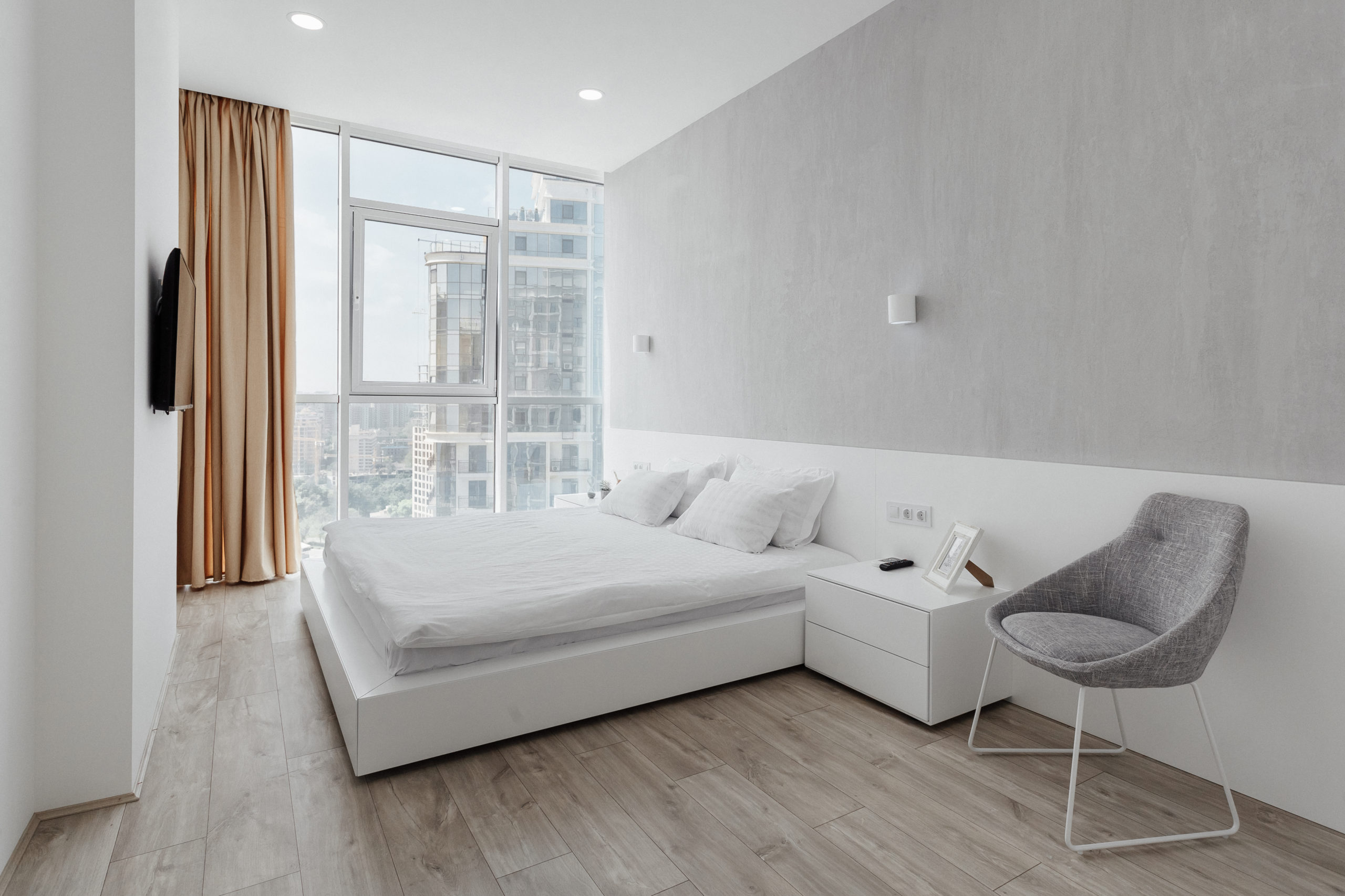 Two-bedroom apartment with a panoramic sea view