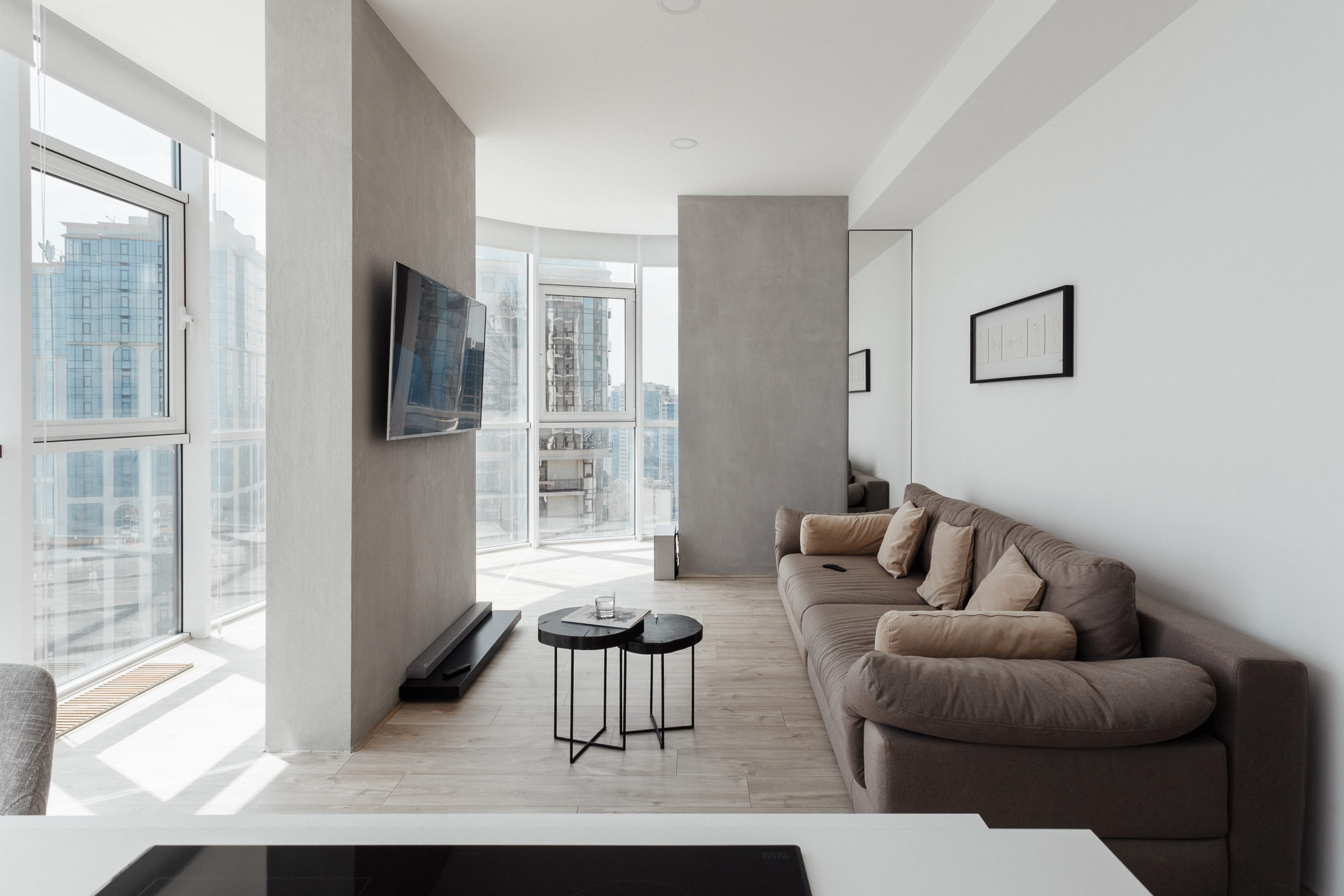 Two-bedroom apartment with a panoramic sea view