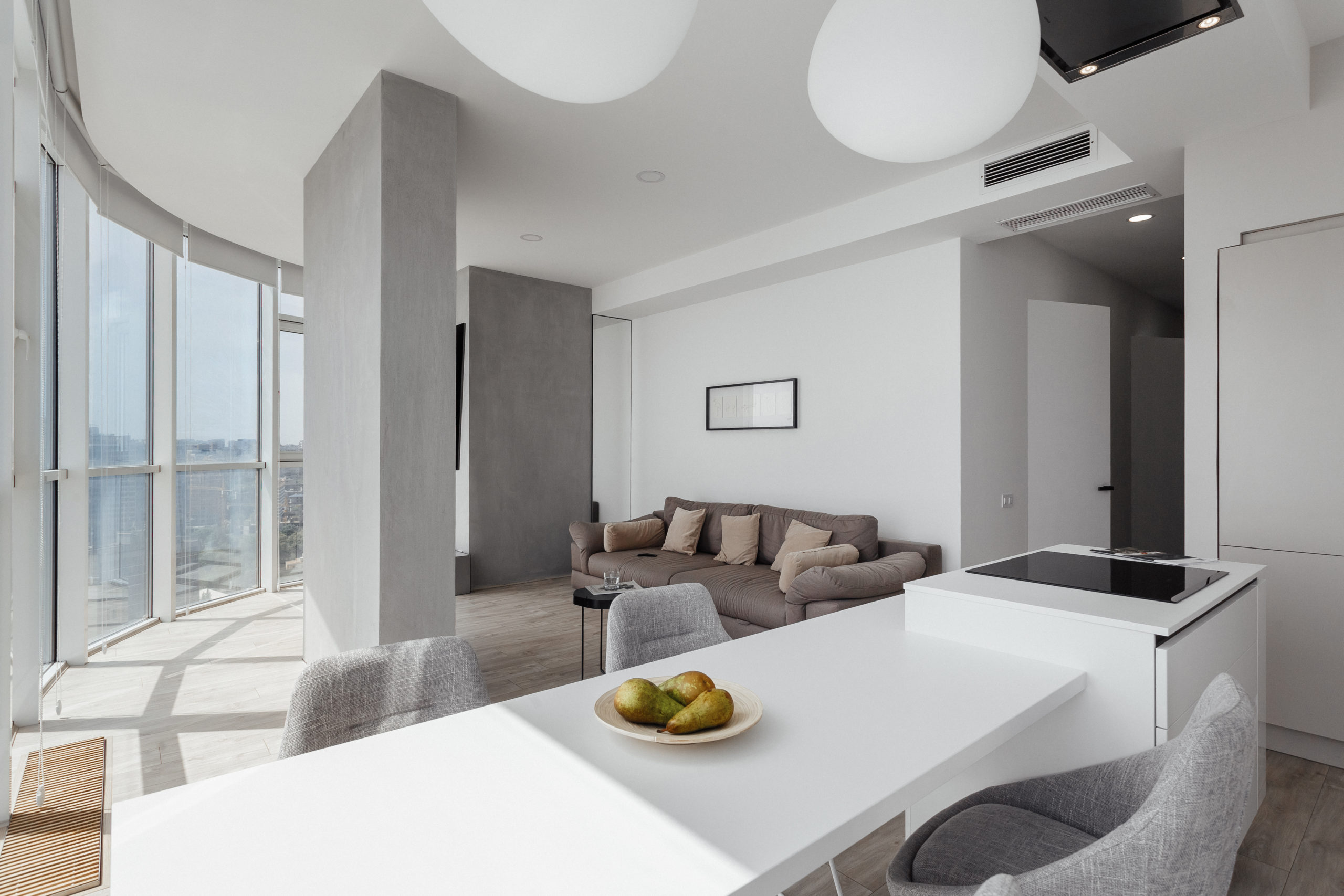 Two-bedroom apartment with a panoramic sea view
