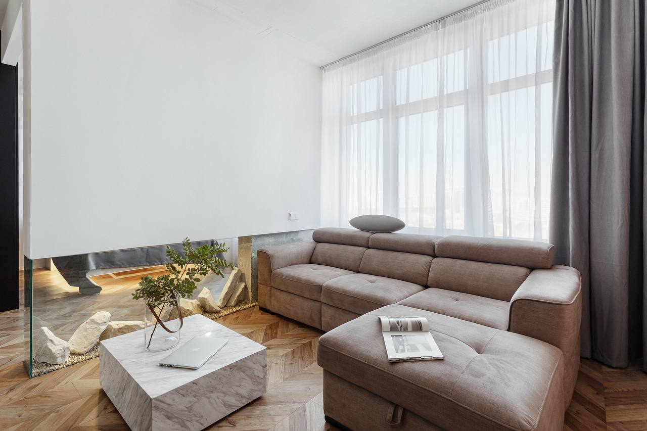 Studio with a sea view