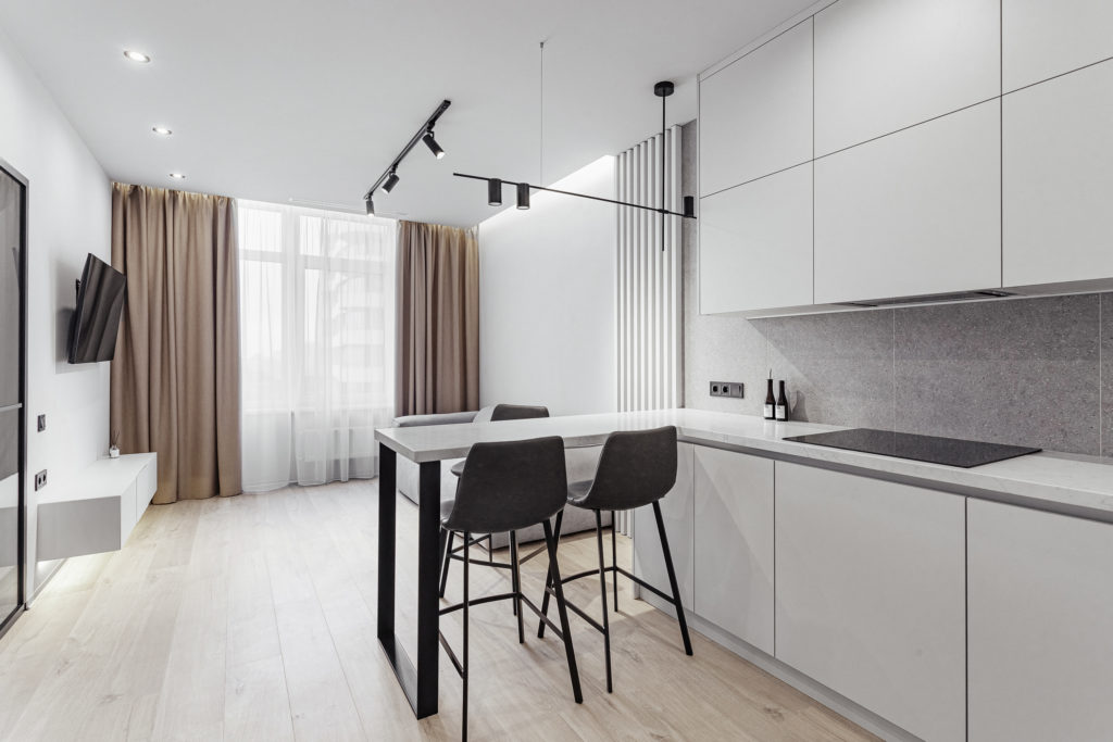 One-bedroom apartment with a sea view