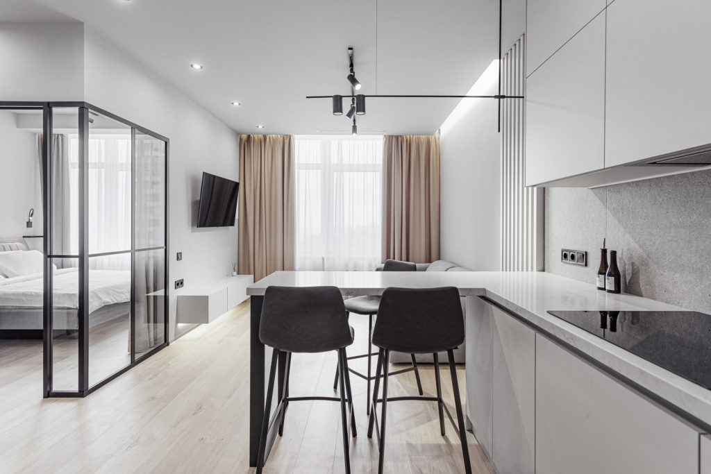 One-bedroom apartment with a sea view
